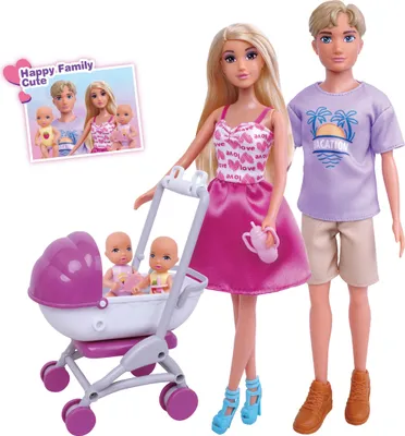 Zdjęcie produktu dla Lalka WIKY z rodziną 30 cm