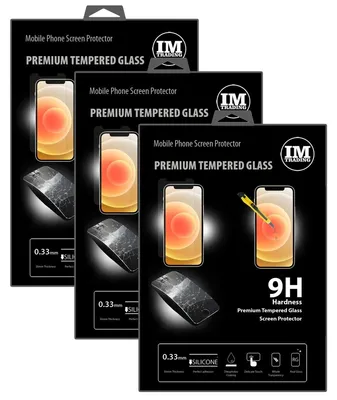 Produktbild von cofi1453 3X Panzer Schutz Glas 9H Tempered Glass Display Schutz Folie Display Glas Protector für iPhone 12