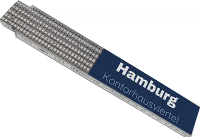 Produktbild von streetline Hamburg Kontorhausviertel Meterstab aus Holz