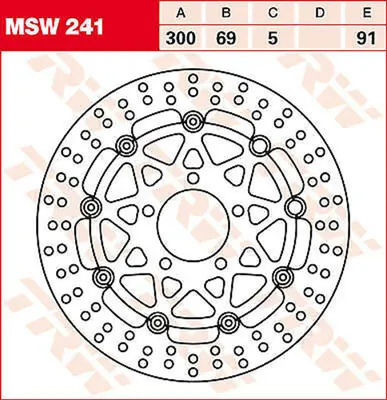 Zdjęcie produktu dla Tarcza hamulcowa TRW MSW241