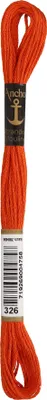 Produktbild von Anchor Sticktwist 4635000-00326 rostorange Stickgarn, 100 % Baumwolle