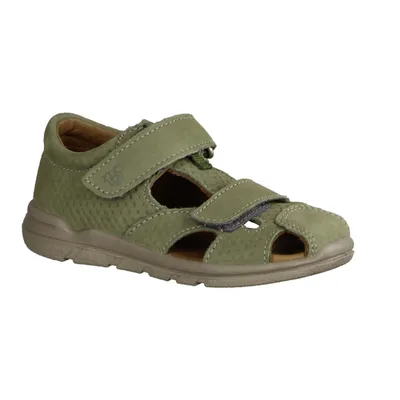 Produktbild von Ricosta Kasi 3000502530 geschlossene Sandale, Jungs, Leder, Eukalyptus - Kinderschuhe Lauflernschuhe Gr. 18 - 26, Grün, leder (point buk)