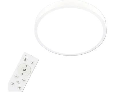 Immagine prodotto di BRILONER - Lampada da soffitto a LED RGBW, Lampada da soffitto a LED dimmerabile, colori di luce colorati, bianco neutro, lampada da parete, telecomando, bianco, Ø380x50 mm