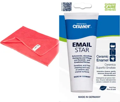 Produktbild von tecuro Email & Keramik Intensivreiniger Email-Star 100 ml - 30100 inkl. Mikrofasertuch
