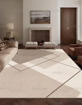 Obrázok produktu pre Koberec s geometrickým vzorom, rozmer 200 x 300 cm, vhodný do obývačky a spálne