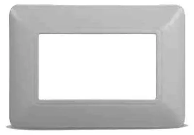 Image de Plaque de recouvrement pour interrupteurs SILVER « SOLAR » 3 modules
