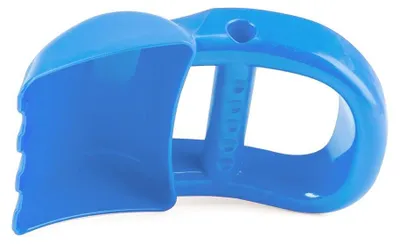 Produktbild von Hape Handbagger blau - Sandspielzeug, Mini Bagger für Strand, Garten & Sandkaste