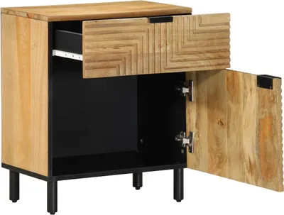 Obrázok produktu pre vidaXL Nočný stolík hnedý 50x33x60 cm z masívneho dreva mango