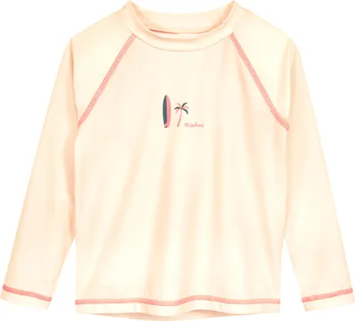Produktbild von Playshoes Uni Kinder Langarmshirt Rash-Guard-Shirt, Lang Ecru Surfbrett, 98-1