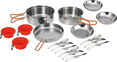 Produktbild von KING CAMP Adventurer II Pro – Set von Campinggeschirr