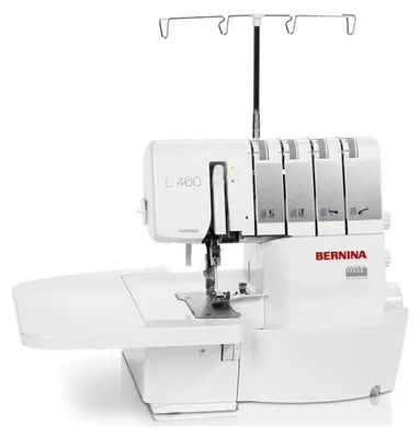 Produktbild von Bernina Overlock-Nähmaschine L 460, 1500 Stiche/Min, Kniehebel, Anschiebetisch, mtc Fadenkontrolle