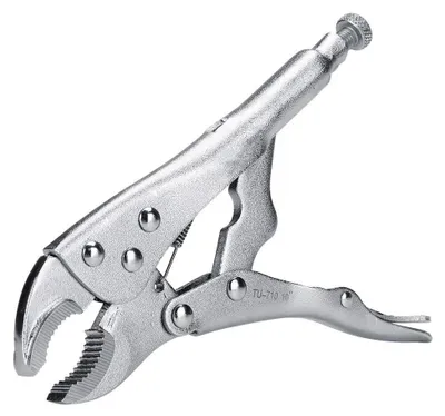 Productafbeelding van Vergrendeltangset, 10 inch chroom-vanadiumstalen bankschroefgrepen