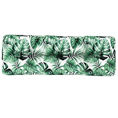 Obrázok produktu pre vidaXL Vankúš z paliet so vzorom listov 120x40x12 cm Látka