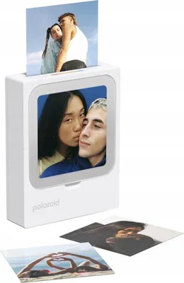 Zdjęcie produktu dla Polaroid Hi-Print 3x3 Przenośna drukarka bluetooth do zdjęć + Wkłady 60szt.