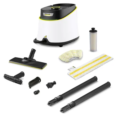Produktbild von Kärcher Dampfreiniger SC 3 Deluxe, 1900W, 3,5 bar, 1L Tank, Fliesen