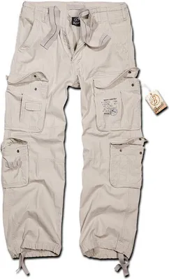 Image de Brandit Pure Vintage pantalon, blanc, L