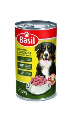 Zdjęcie produktu dla Karma mokra Basil 1250g z dziczyzną 1szt.