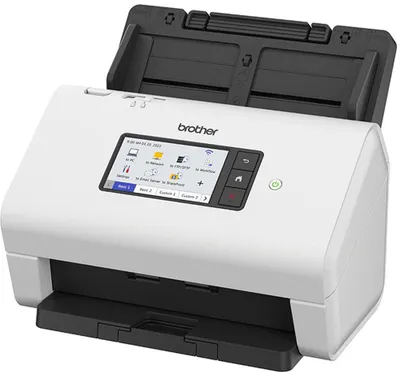Produktbild von Brother ADS-4900W, 215,9 x 355,6 mm, 600 x 600 DPI, 1200 x 1200 DPI, 48 Bit, 24 Bit, 8 Bit