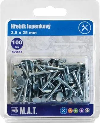 Produktbild von pappnagel 25x2,5mm Zn (100St.)