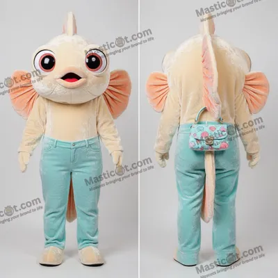 Produktbild von Samtiger MASTICOT Betta-Fisch-Maskottchen