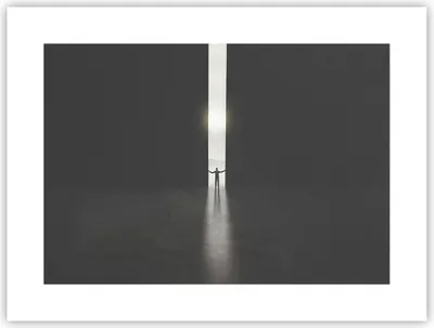 Produktbild von Poster - Poster ohne Rahmen - Tor Mensch Licht - 40x30 cm - Wand Bild - Wanddeko - Wandbilder - Kunstposter - Wandposter - Bilder - Kunstdruck - Wanddekoration - Wandbild - P2XAA40x30-4698