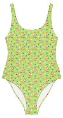 Produktbild von Mr. & Mrs. Panda Beachwear Fuchs Fitness Größe XS - Ecru - Geschenk, Swimsuit, Badeanzug, Damen-Einteiler, Shape-Badeanzug, Fitnessstudio, Sport, Treiben, Bademode