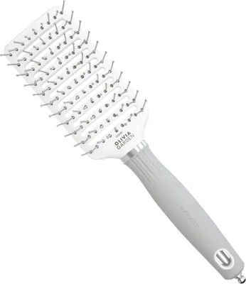 Produktbild von Olivia Garden Expert Care Vent Brush White & Grey M