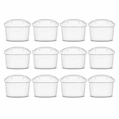 Produktbild von Sillar Wasserfilter 12er-Set – Ersatz für Brita Maxtra+ und Maxtra Pro All-in-1, kompatibel mit Brita Marella, Dafi, Aquaphor und Philips Wasserfilter