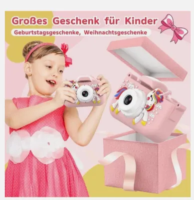 Produktbild von Kinderkamera Sofortbildkamera mit 32 GB-Karte 1080P HD Kamera Kinder Sofortdruck