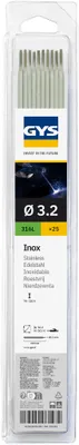 Image de 25 électrodes 316L Inox Ø 3.2 GYS 081482