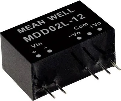 Image de MEAN WELL MDD02N-15 Alimentation & Convertisseur de tension (MDD02N-15)