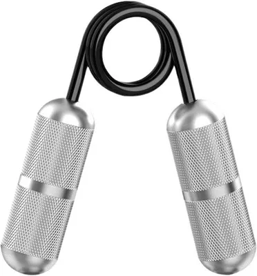 Produktbild von Hand- und Unterarmtrainer verstellbar für Krafttraining und Reha - Schwarz/Silber