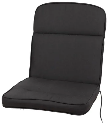 Produktbild von Auflage Niederlehner Alicante 2399 anthrazit 100x50x7 cm wasserabweisend lichtecht Olefin KETTtex