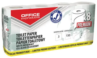 Produktbild von Office Products Premium Toilettenpapier 3w /8 Rollen/ '22046129-14'