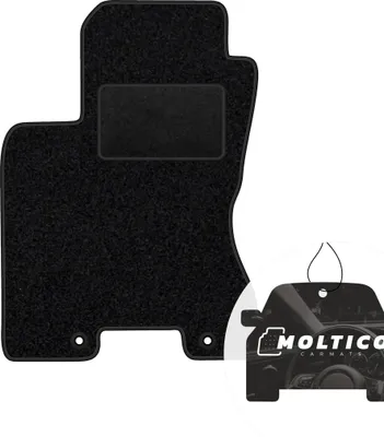 Immagine prodotto di moto-MOLTICO tappetino conducente auto velours lato conducente tappetini auto nero tappetino conducente 1 pezzo adatto per Nissan X-trail 2007-2013