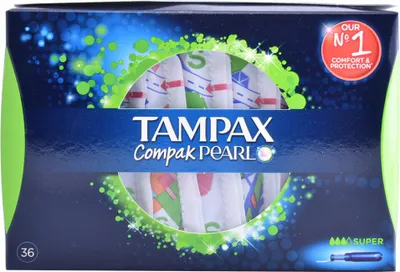 Produktbild von Tampax Pearl Compak Super 36 Einheiten