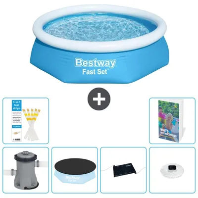 Obrázok produktu pre Bestway Fast Set, kruhový bazén - 244x61 cm - 5-dielna sada, model S328