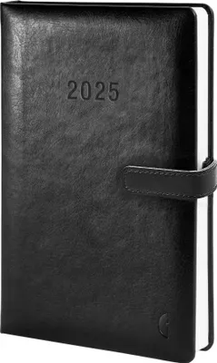 Produktbild von CHRONOPLAN Buchkalender Business Edtition 2025 A5 schwarz Tageskalender