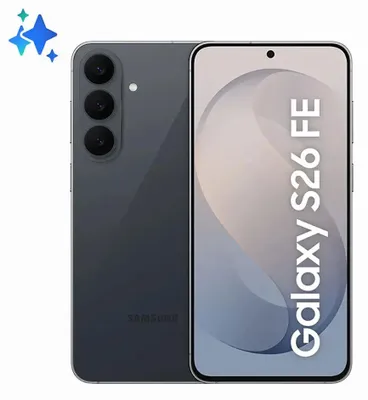 Zdjęcie produktu dla Samsung Galaxy S26 FE, 17 cm (6.7"), 8 GB, 512 GB, 50 MP, Android 17, Grafitowy