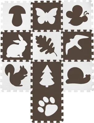 Produktbild von EVA-Puzzlematte Waldfreunde 32 × 32 × 1 cm (10 Teile)