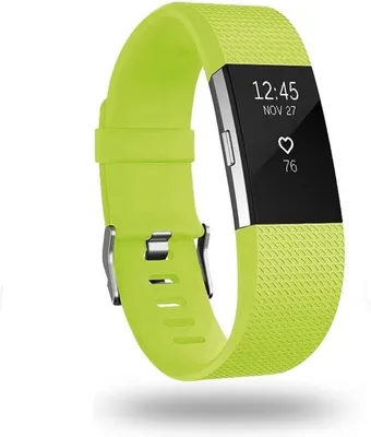 Produktbild von Jumada's - Fitbit Charge 2-Armband - Schnalle - Silikon - Hellgrün - Klein