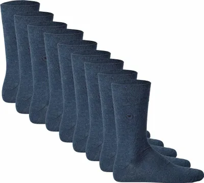 Produktbild von TOM TAILOR 9er Pack Herren Socken - Basic, einfarbig Blau 43-46