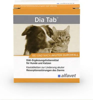 Produktbild von Dia Tab® 25 x 5,5g für Hunde und Katzen - alfavet