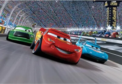 Produktbild von Disney Pixar Cars 50x40 cm Malen nach Zahlen mit Rahmen