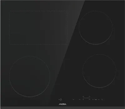 Obrázek produktu pro Mora VDST 650 FF, Černá, Vestavěné, 60 cm, Keramický, Sklo, 3 zóna/zón