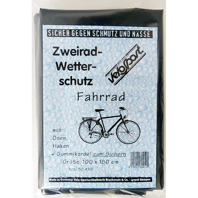 Produktbild von VeloSport Faltgarage Fahrrad PE-Folie grau 4 Ösen + Gummizug 240x100cm