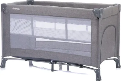 Produktbild von Fillikid Reisebett Milano ab Geburt - 15 kg mit Einhand-Faltmechanismus,
