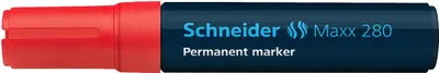 Produktbild von Schneider Maxx 280, Rot, Schwarz, Rot, Meißel, Pappe, Glas, Papier, Kunststoff, Holz
