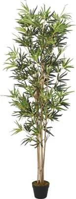 Obrázok produktu pre Umelý bambusový strom 552 listov 120 cm zelený