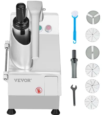 Produktbild von Küchenmaschine – Gemüsezerkleinerer – Hackfleischmaschine – Mixer – 6 Edelstahlmesser – 550W Motor
